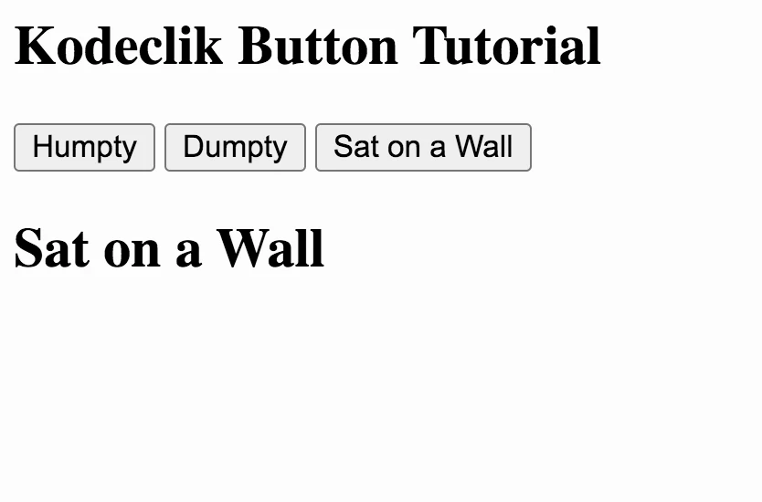 Get value of clicked button in Javascript