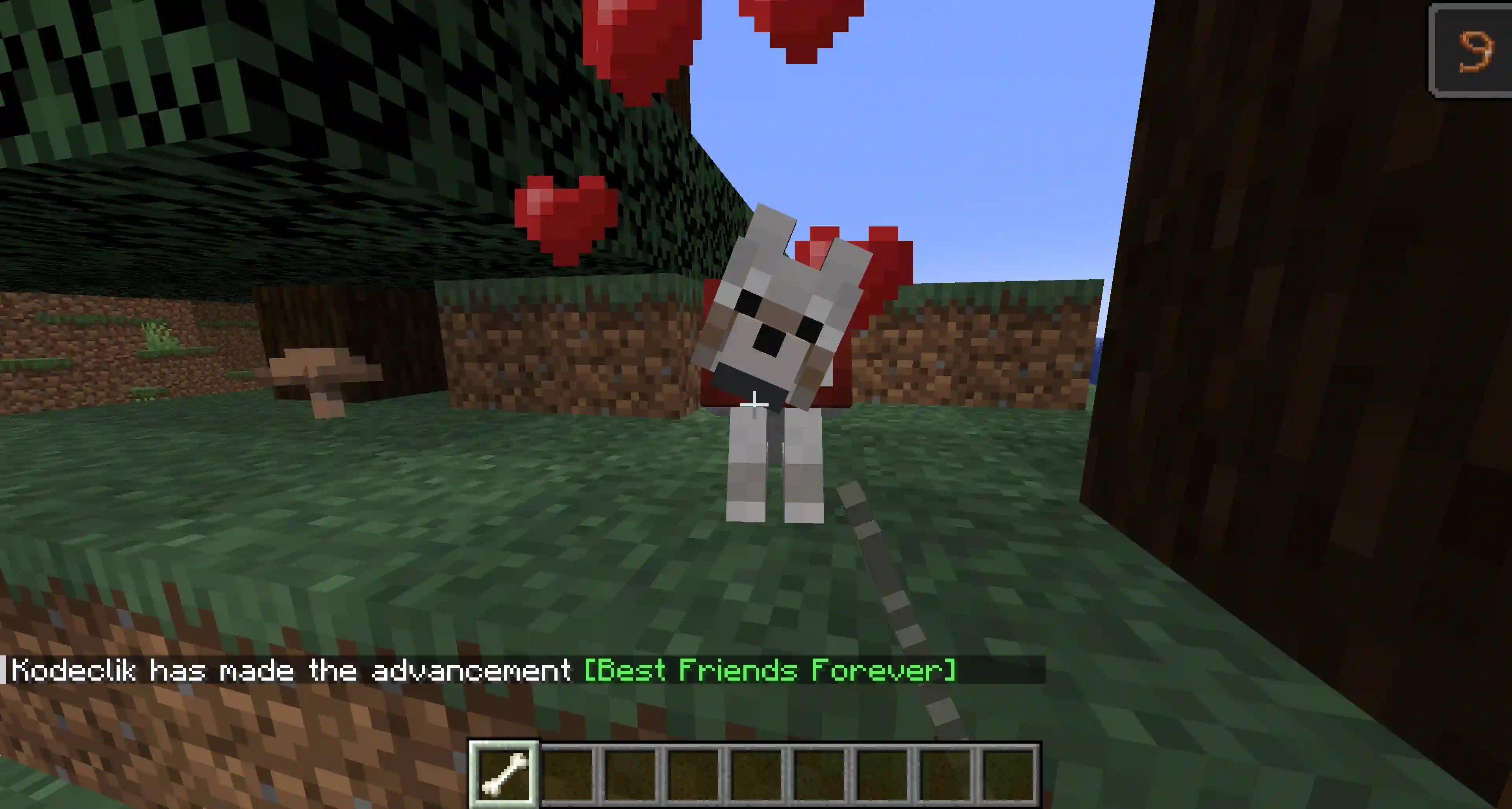How to breed dogs in Minecraft