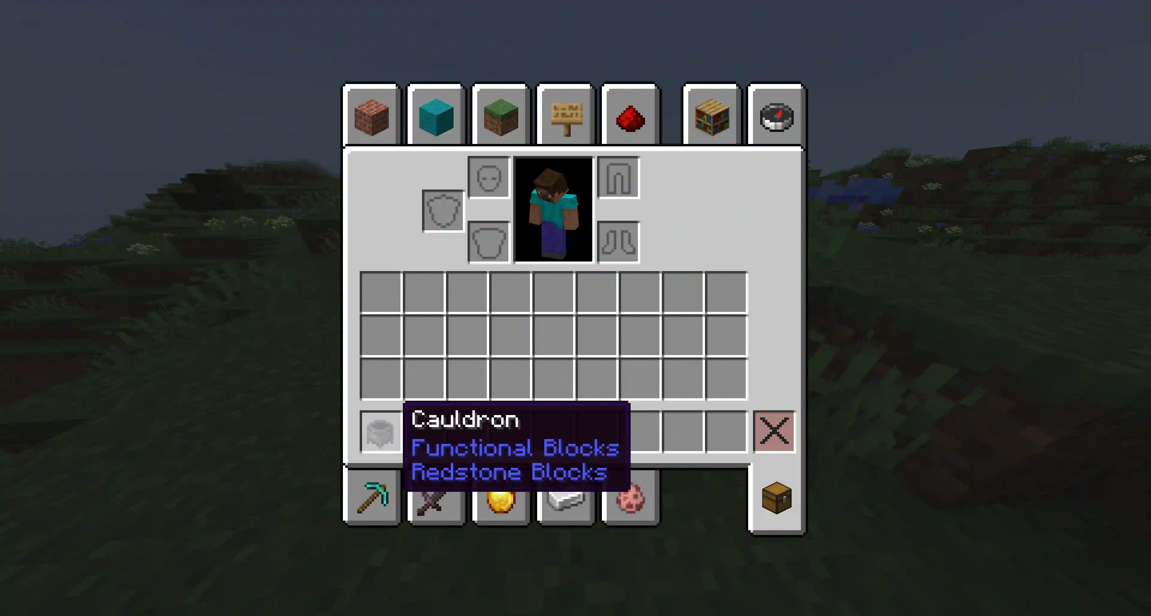 How to make a Cauldron in Minecraft