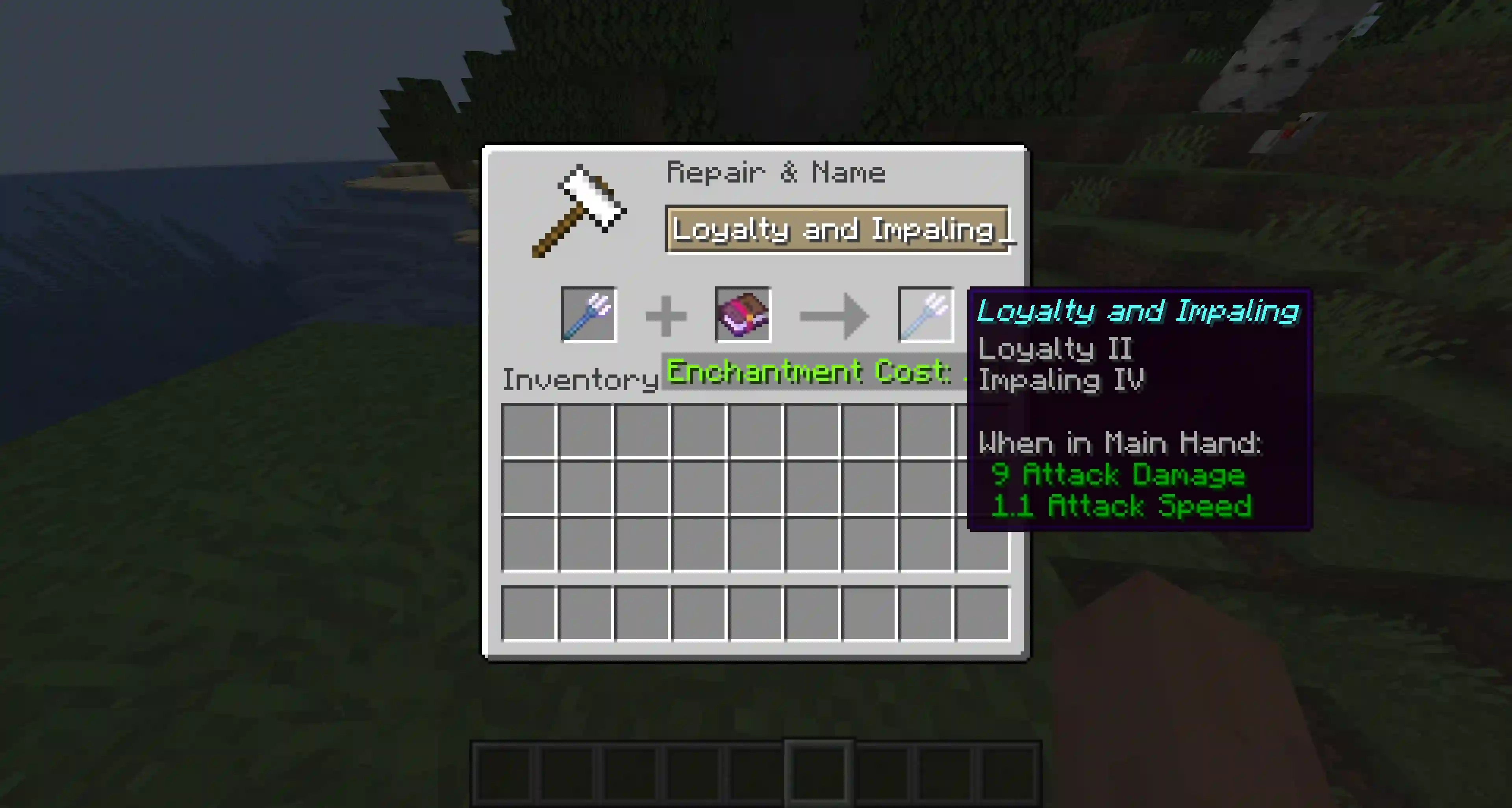 Minecraft Loyalty Enchantment