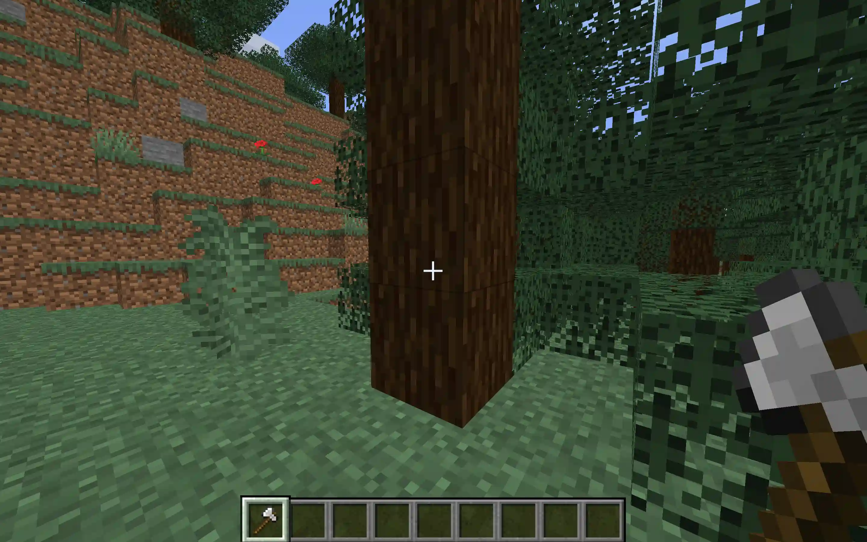 Spruce Wood Block in Minecraft