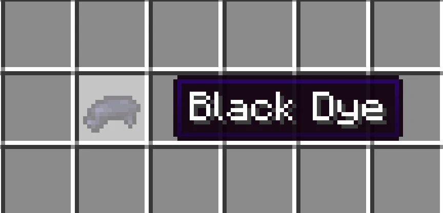 How to make black dye in Minecraft