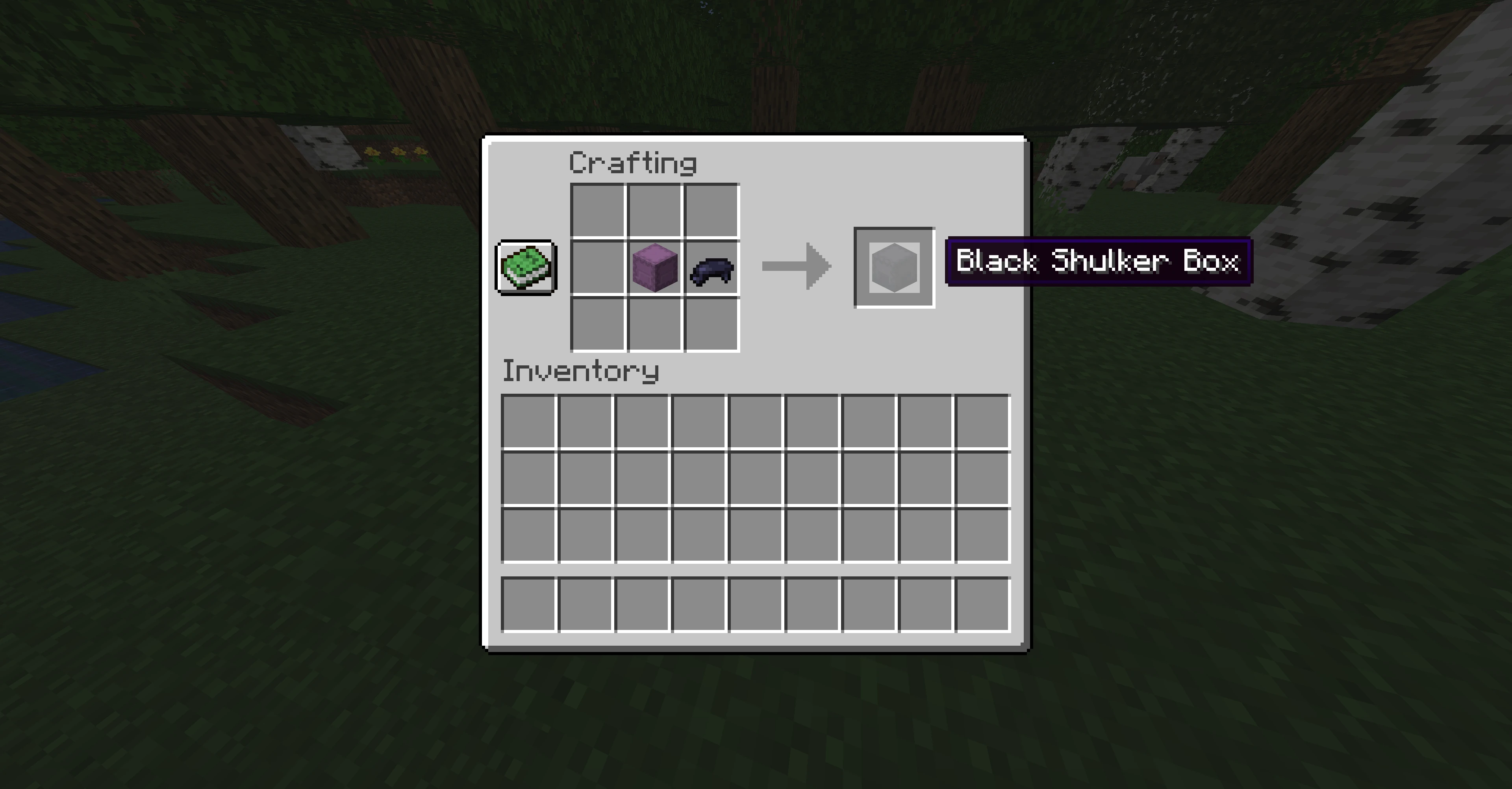 How to make black dye in Minecraft