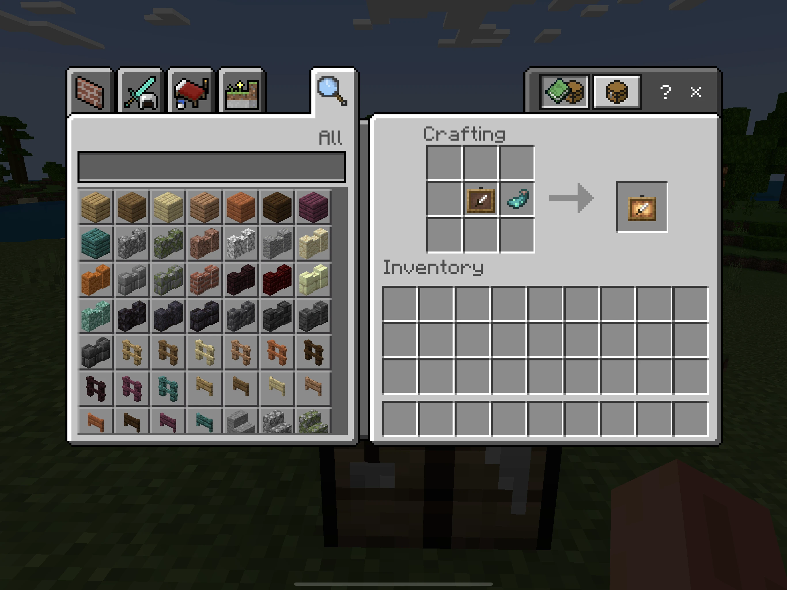How to make an ItemFrame in Minecraft