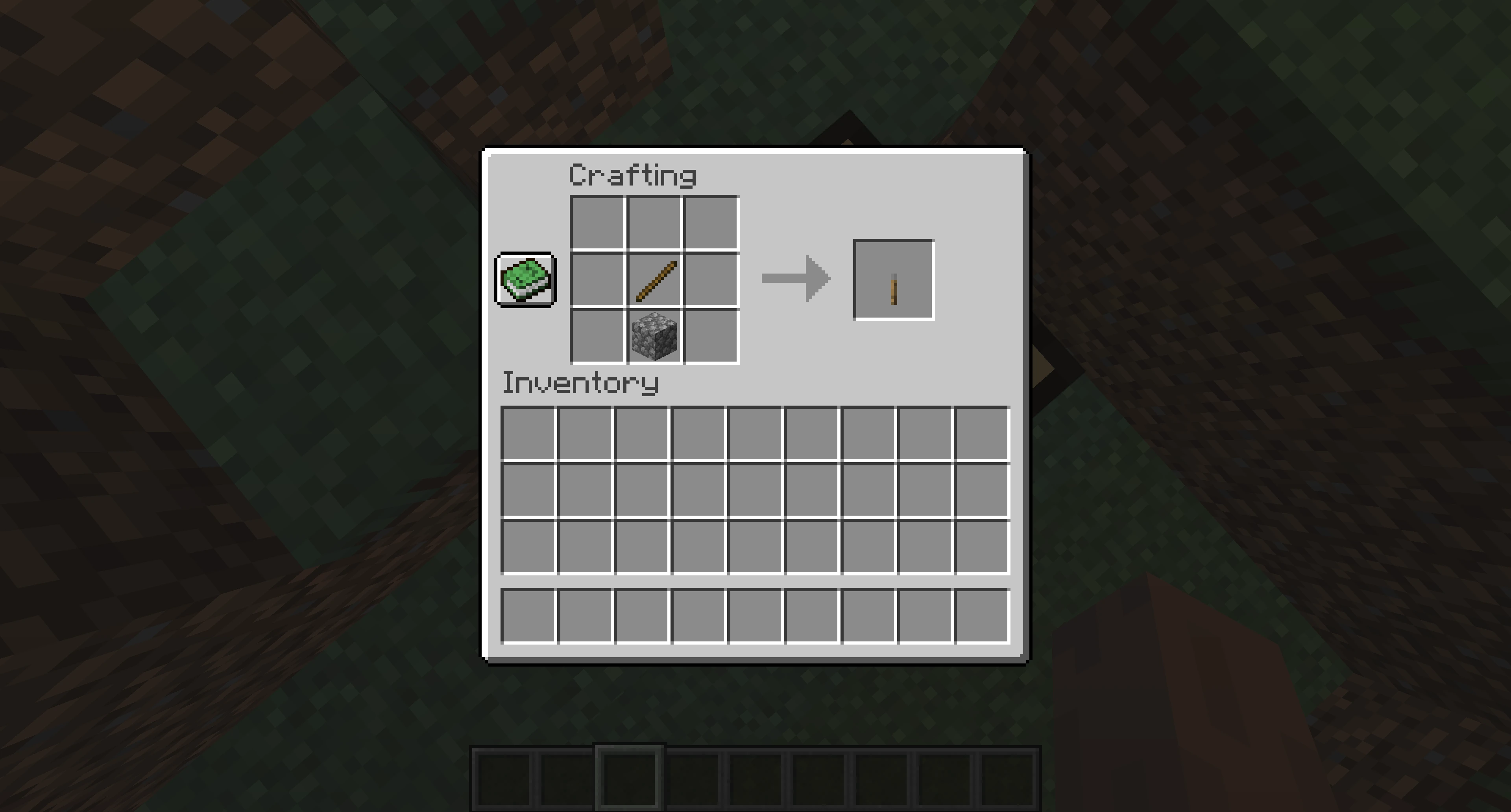 How to make a Lever in Minecraft