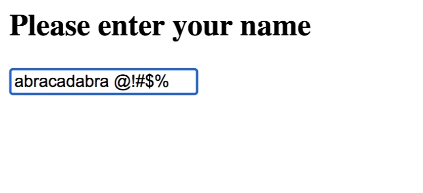 How to not allow special characters in a textbox