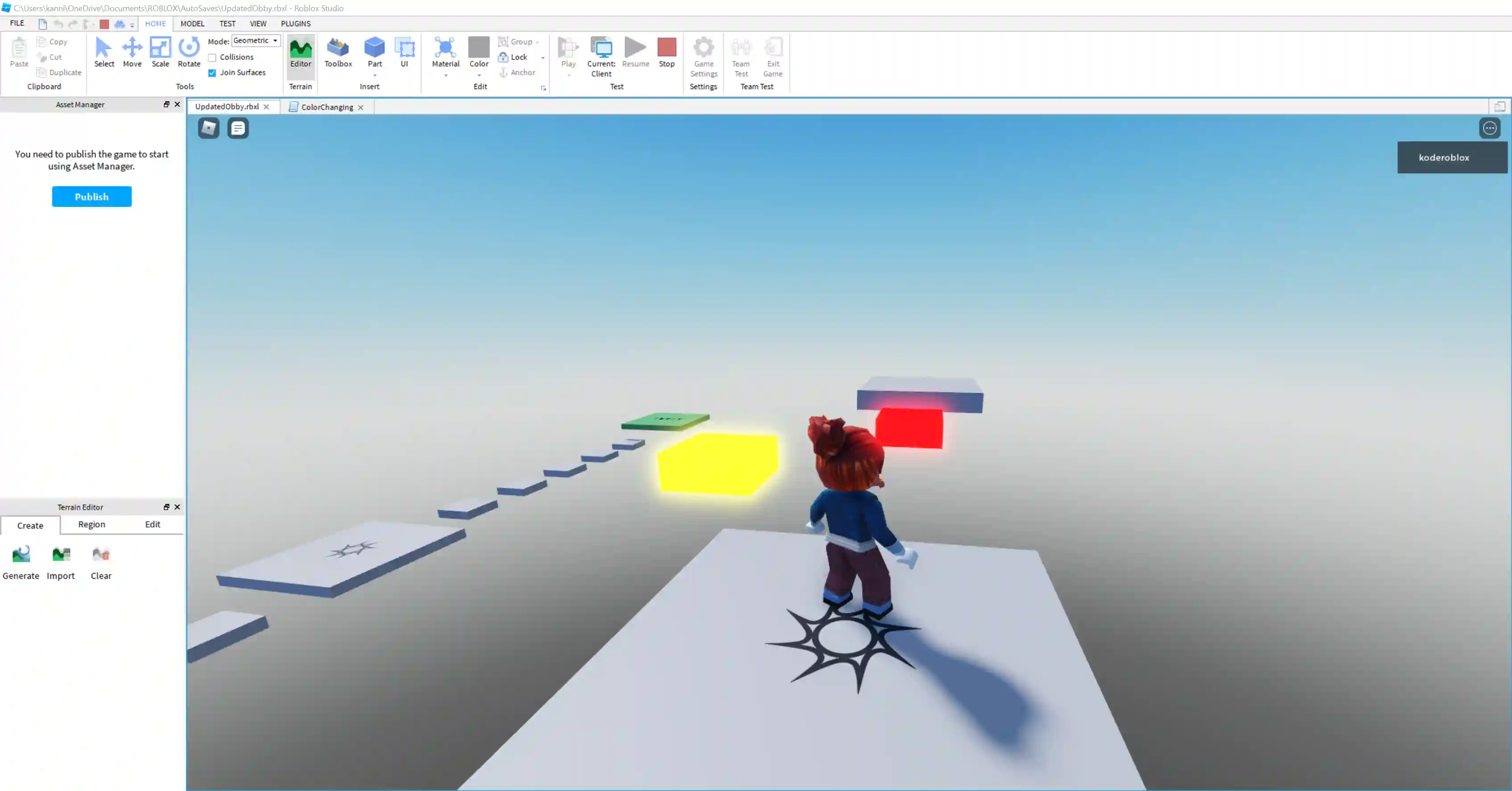 How to make a Roblox game