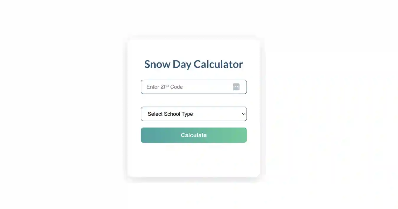 Creating a Snow Day Calculator: A Step by Step Guide